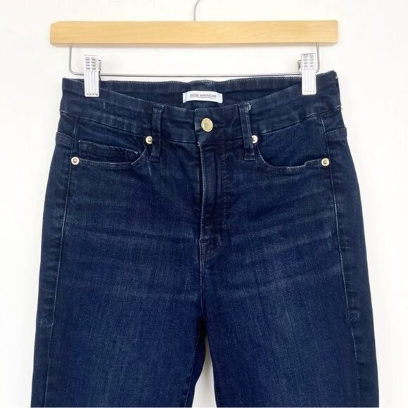 GOOD AMERICAN Good legs Classic high-rise skinny jeans 27 - Picture 2 of 9